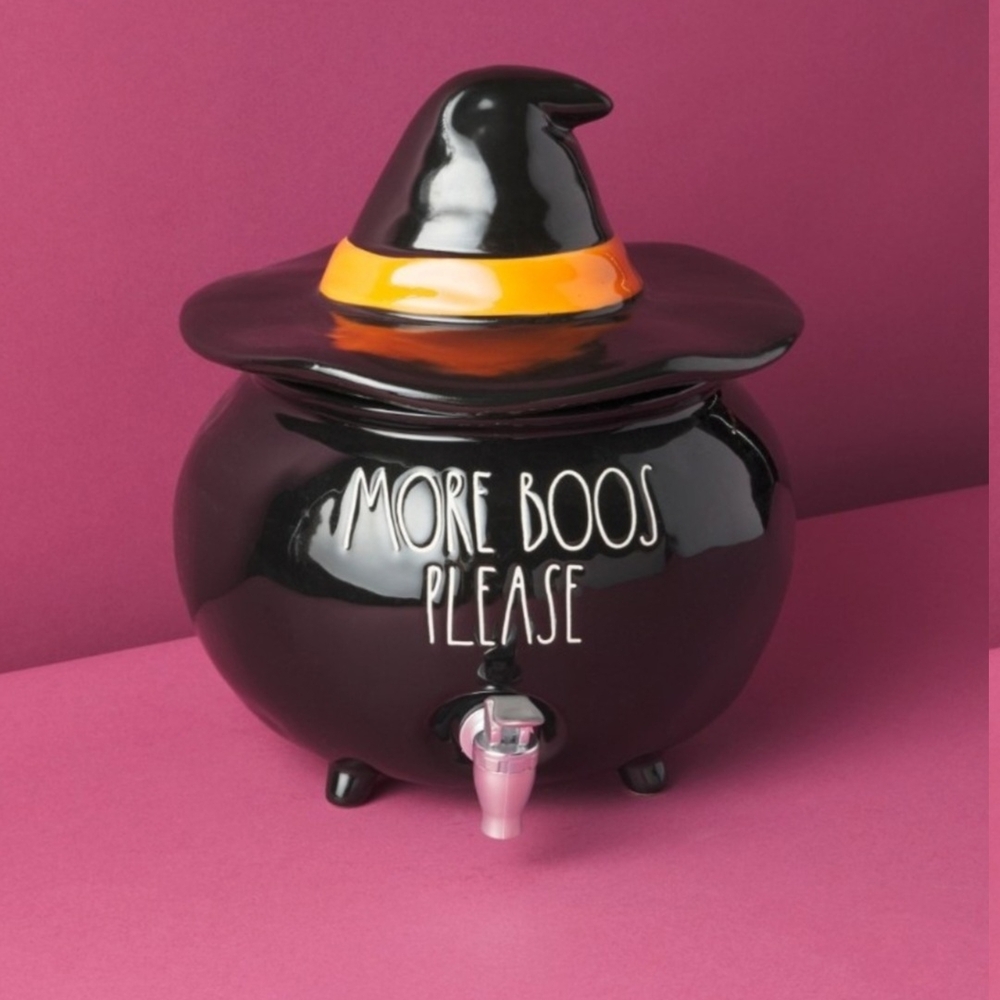 NWT Rae Dunn "More Boos Please" Hallowen Cauldron